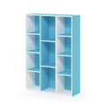 thumbnail image 1 of Furinno Luder Bibliothèque / Livre / Rangement, 11 Cubes, Blanc/bleu Pâle, 1 of 15