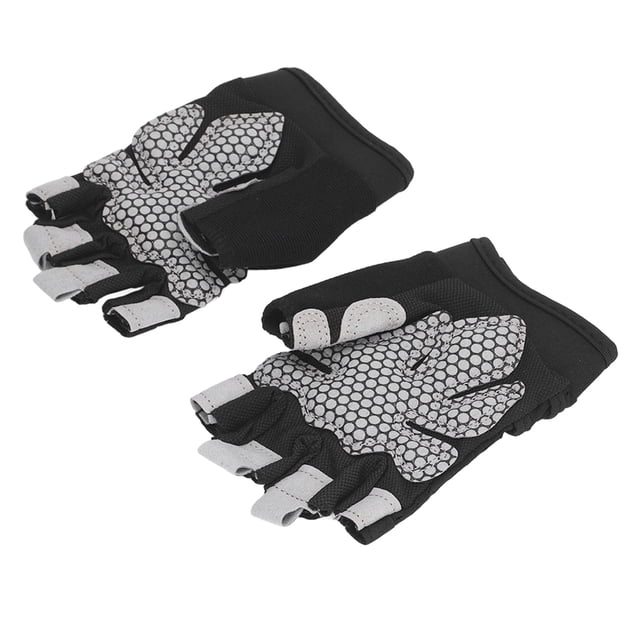 Guantes deportivos NikouMX ligeros para correr medio dedo gimnasio