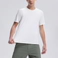 thumbnail image 2 of JFOPQVSM Men's Short Sleeve Wicking Shirts Athletic Running Workout T-Shirts Performance Breathable Tshirt, 2 of 4