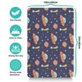 thumbnail image 5 of Spacecraft Dog Food Mat, Starry Night Sky Pet Feeding Mat, Non-Slip Absorbent Pad, Moon and Stars Design, Large Size, 5 of 7