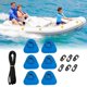 thumbnail image 1 of 6 parches D de PVC, aparejo de cubierta, en D de material acero inoxidable, almohadilla D, para de surf, barco inflable, Azul DYNWAVEMX Almohadilla de remiendo del anillo, 1 of 8