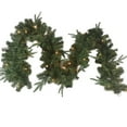 thumbnail image 2 of Kurt Adler 9-Foot Sierra Green Garland With 50 Warm White LED Lights, 2 of 3