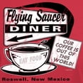 thumbnail image 3 of CafePress - Flying Saucer Diner Dark T Shirt - Men's Classic Graphic Cotton T-Shirt, 3 of 4