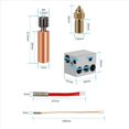 thumbnail image 4 of 2X Kit Hotend para Neptune 4 para Impresora 3D, Tubo de Cobre, Bloque Calentador de Metal, Boquilla de LatóN, Termistor de Varilla Calefactora, 4 of 5
