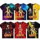 thumbnail image 2 of Naruto T Shirt 3D Printed Girls Streetwear Children Kids Clothes Summer Anime Uchiha Sasuke Boys Short Tshirt O-Neck TopsKids 120(4-5T) Gao Jinjia LED, 2 of 2