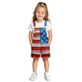 thumbnail image 3 of Kids Printed Overalls Shorts Romper Festival Jumpsuits Work Bibs Coveralls Gifts for Boys and Girls, 3 of 6