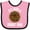 Pink and Black, variant on Inktastic Donut Lover Doughnut Day Boys or Girls Baby Bib