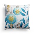 thumbnail image 3 of Watercolor Christmas Throw Pillow Cover Cushion Case for Sofa Couch 18" x 18" Inch ，4PCS,Pattern 8, 3 of 4