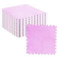 thumbnail image 4 of 10Pcs Plush Foam Floor Mat Square Interlocking Carpet Tiles Soft Climbing Area Rugs for Home Playroom Decor, 4 of 8
