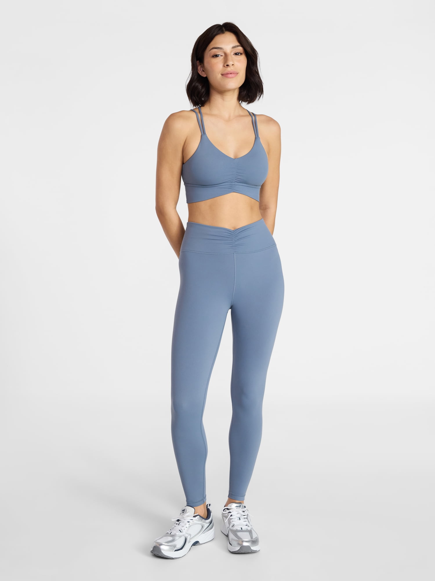 Avia Women's Cinched Ballet Leggings, Sizes XS-XXXL