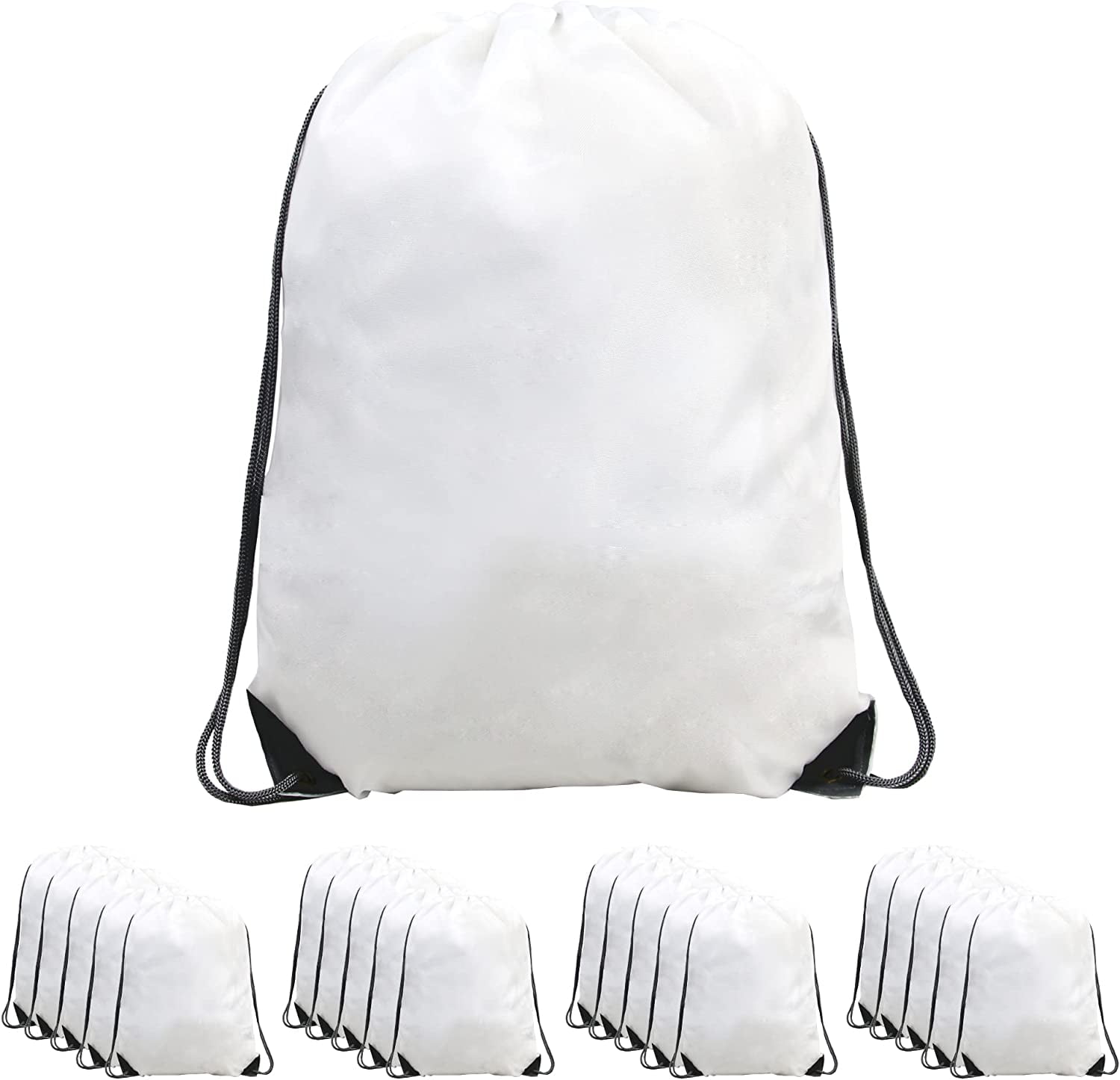 BeeGreen Drawstring Bags String Backpack Bulk 2024405060100 DIY Cinch Sack Bags Gym Team