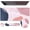 C-Four-Pink-Block, variant on Desk Mat, Gaming Mouse Pad Wrist Support Set, XXL Large Mousepad + Keyboard Wrist Rest+Mouse Wrist Rest+Coastert with Ergonomic Design for Home Office Computer (C-Four-Coffee-Color-Block)