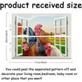 thumbnail image 3 of Farm Animal Wall Stickers Animal Rooster Wall Decals Peel and Stick DIY Decor Art Mural Animals Decals for Door Wall Decoration, 3 of 9