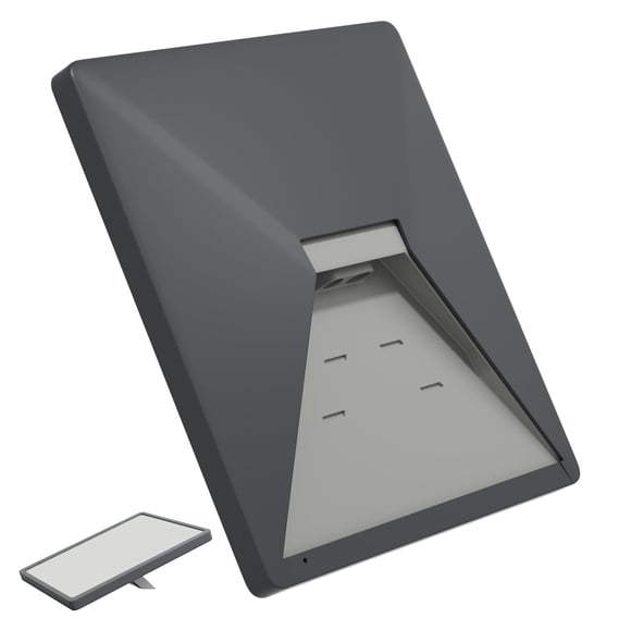Funda Starlink Mini de silicona líquida gris EAZUSE