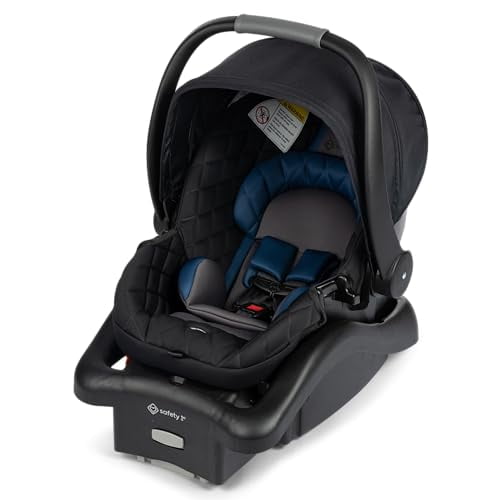 Safety 1ˢᵗ® onBoard™ Insta-Latch™ DLX Infant Car Seat with Base, Baby Car Seat for 4-30 lbs., Rear Facing Car Seat, Newburyport