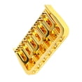 thumbnail image 1 of Electric Guitar Fixed Bridge, Easy Installation Guitar Fixed Bridge Strong Compatibility Metal  For Replacement Silver With Silver Screws,Black With Silver Screws,Gold With Gold, 1 of 8