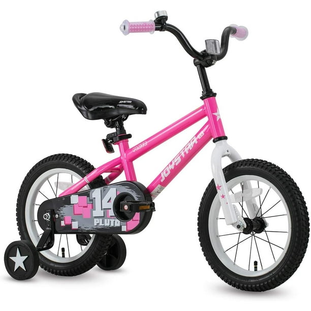 JOYSTAR Pluto Kids Bike with Training Wheels for 12 14 16 18 inch Bike ...