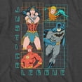 thumbnail image 3 of Boys Justice League Crewneck T-Shirt with Batman, The Flash and Superman - Little and Big Boys Sizes, 3 of 7