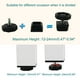 thumbnail image 3 of Patas niveladoras Uxcell 30 x 30 mm cuadradas, inserto ajustable para muebles, 8 juegos, 3 of 7