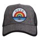 thumbnail image 1 of Top Headwear Hope Rainbow Straw Gorra de Trucker ajustable - Gris / Negro TOP HEADWEAR Sombrero del camionero, 1 of 2
