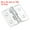 Transparent, variant on Uxcell Small Acrylic Hinges Plastic Clear Hinge Continuous Piano Folding Hinges with Hole for Aquarium Lid Crafts Display Stand 35 x 30 mm Transparent