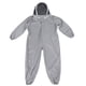 thumbnail image 4 of Traje De Apicultura De Una Pieza Ropa Protectoracon Cremalleras Dobles Gris, 4 of 8