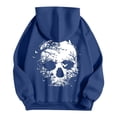 thumbnail image 6 of Bibifish Womens Full Hooded Hoodies With Graphic Print Back Print Casual Hoodies With Pocket Relaxed Fit Outdoor Edgy Street Style Pullover, 6 of 6