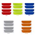thumbnail image 4 of myron 4 pegatinas traseras para puerta de coche, cinta reflectante de seguridad automática, universal, 4 unidades, signo abierto, marca de advertencia, multicolor, 4 of 4