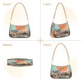 thumbnail image 7 of FORMRS Womens Shoulder Bag with Chain Strap Clutch Purse Cute Tote Handbag, Retro UFO, 7 of 7