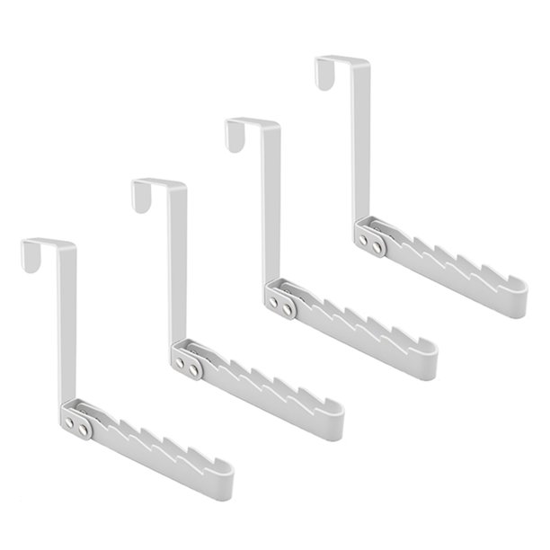 Paquete de 4 para Colgar Sobre la Puerta, Resistente y Plegable Tendedero Sobre la Puerta para Ropa, Abrigos y Toallas,