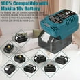 thumbnail image 3 of Mini Charger Compatible for Ma*kita 18V Lithium-Ion Battery Replacement for Lithium-Ion Charger Station, 3 of 7