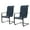Navy Blue-CSpring, variant on Kozyard 2Packs C-Spring Patio Dining Chair High Back Outdoor Chairs Textilene Fabric and Wrought Iron Frame for Backyard Lawn Deck Poolside (NavyBlue)