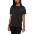 thumbnail image 2 of Champion Women's Short Sleeve Crewneck Cloudwash Tee, Black, Small, 2 of 4