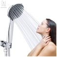 thumbnail image 3 of Gustave High Pressure Handheld Shower Head 5 Function Massage Spa Detachable Hand Held Water-saving Showerhead, Hose not included, 3 of 14
