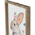 thumbnail image 5 of Northlight Easter Bunny with Flowers Framed Wall Sign - 11.75", 5 of 6