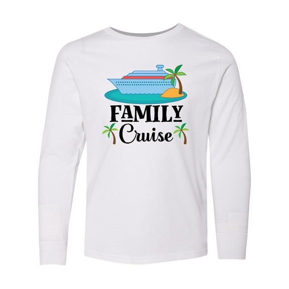 Inktastic Family Cruise Vacation Trip Long Sleeve Youth T-Shirt
