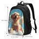 thumbnail image 5 of Balery Cute Angel Winged Dog Mochila con carga USB para hombre y mujer - Mochila impermeable y antirrobo para laptop con puerto USB para viajes, trabajo, 5 of 7