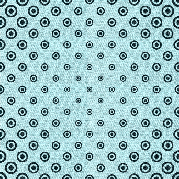 Ahgly Company Indoor Square Patterned Seafoam Green Area Rugs, 7' Square