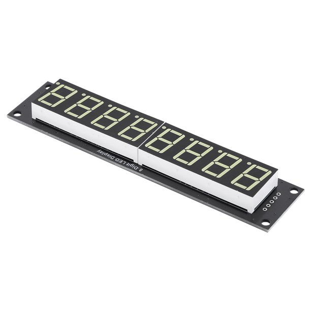 Placa de módulo de pantalla de tubo digital de 8 dígitos de 0,56 pulgadas 74HC595 7 segmentos (blanco) Likrtyny Para estrenar
