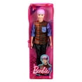 thumbnail image 6 of Barbie Ken Fashionistas Doll #154, Sculpted Purple Hair & Plaid Shirt, 6 of 6