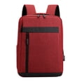 thumbnail image 3 of VBEWZET Unisex Large Capacity Laptop Backpack with USB Charging Port, Multifunctional Business Travel Daypack, Casual Computer Backpack for Men Women Office Commute Red, 3 of 3