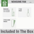thumbnail image 4 of Ventilador de techo Hunter Newsome 53324 52 pulgadas negro mate, 4 of 9