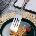 thumbnail image 5 of 3-Piece Stainless Steel Cooking Spatula Set for Healthy Cooking, Camping, Pancakes, Griddle Use, Metal Kitchen Utensils, 5 of 6