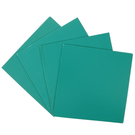 FRCOLOR  4 Pcs Folding Soft Adhesive Plate Engraving Cutting Board Green