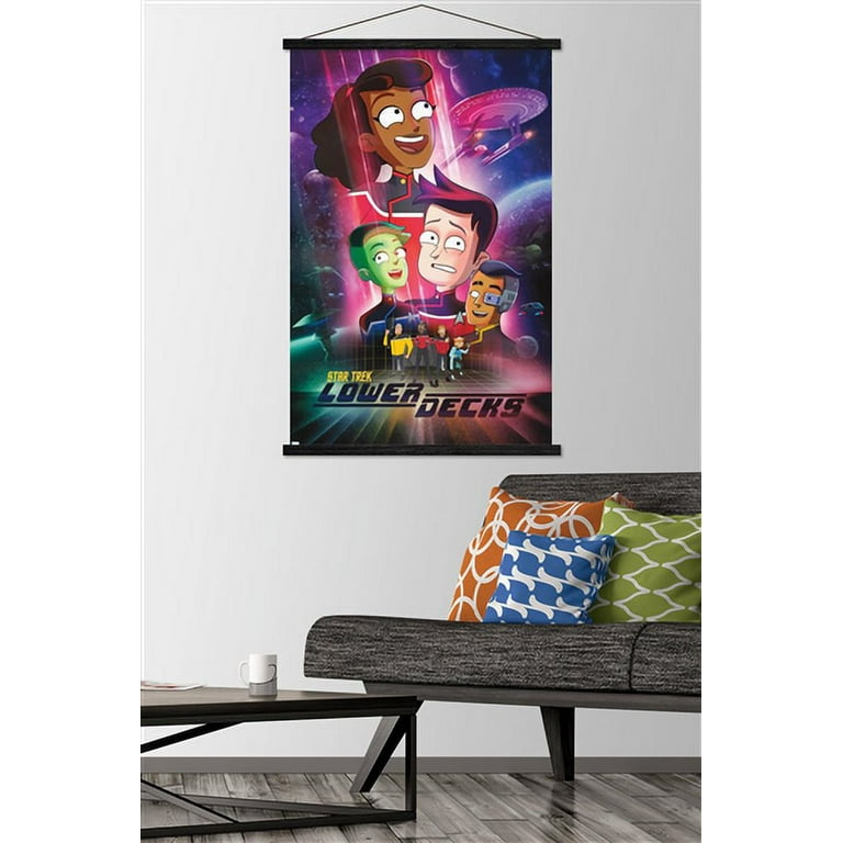 Star Trek: Lower Decks Key Art Wall Poster with Magnetic Frame - Main Image
