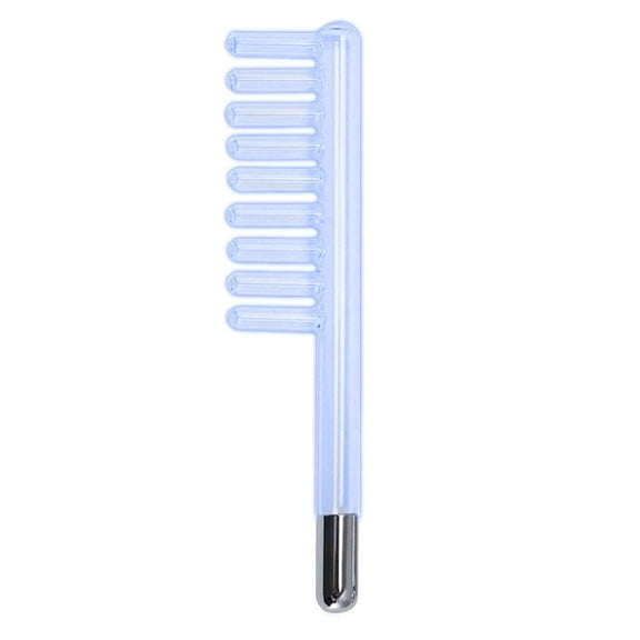 Electrode Wand Glass Tube Handheld Spare Parts for Hi Frequency Instrument Elitzia ETJX006AS (Blue Comb)