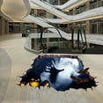 thumbnail image 3 of 3D Halloween Ghost Hand Bat Bat Wall Sticker PVC Scratching the Cracked Floor Scary Wall Sticker Floor Decals Tattoo PVC Removable Wallpaper, 3 of 7