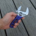 thumbnail image 6 of SENRISE Mini Wrench Longer Jaws Grip Spanner Tool Adjustable Chrome Vanadium Steel Size 4 inch-8 inch, 6 of 7