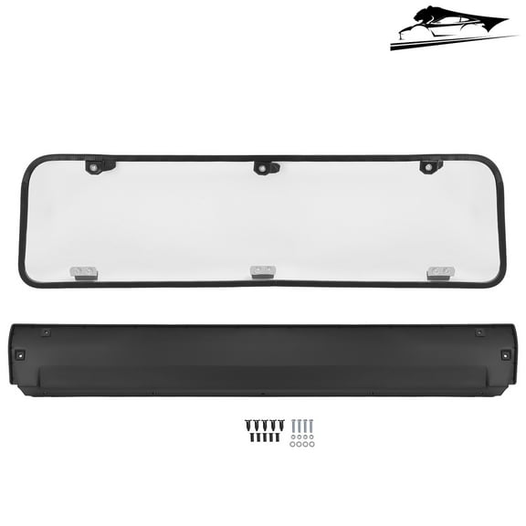 Full Rear Windshield For Polaris General 2016-2025 1000 4 /2020-25 XP Clear