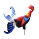 thumbnail image 2 of Jardín Molino de viento Forma de pollo Patio Arte Viento Spinner Decoración Estatua de madera Estaca de parque Prop Inevent HA005019-00B, 2 of 6